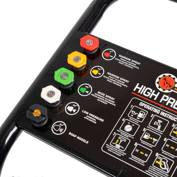 Idropulitrice scoppio motore ohv a benzina da 6 Cv lancia a spruzzo inclusa