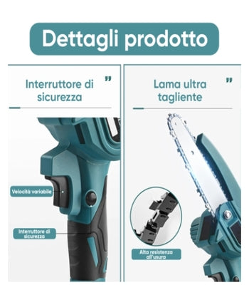 Kit Professionale Forbice da Potatura 30mm Motosega 8 Pollici asta Telescopica