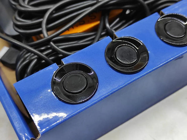 Kit Sensori di Parcheggio Universali con Display LED | 4 Sensori + Allarme Sonoro