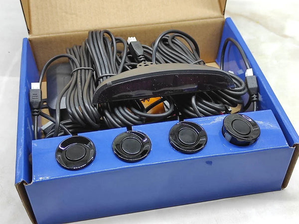 Kit Sensori di Parcheggio Universali con Display LED | 4 Sensori + Allarme Sonoro