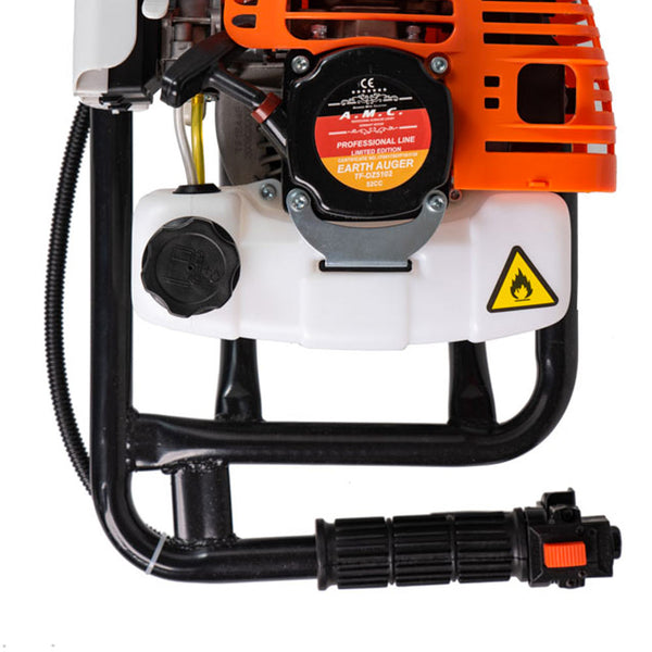 Trivella a scoppio 52cc 2 tempi 3 punte da 100 150 200 mm e prolunga in omaggio