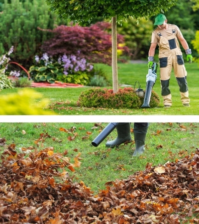 Soffiatore a Batteria Professionale Soffiatore per Foglie 2 Batterie 6 Velocita'