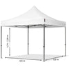 Gazebo Richiudibile 3X4,5 Mt in PVC Automatico in tessuto chiusura a fisarmonica