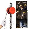 Paranco a Catena 1T Argano Sollevatore Manuale Montacarichi 1000 Kg 3 Metri