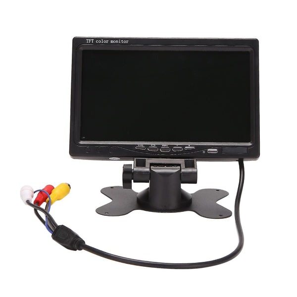 Monitor TFT LCD 7” HD – Con Telecomando e Doppio Ingresso Video RCA