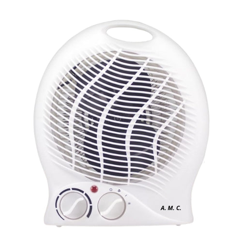 Caldo Bagno Elettrico 2000W Termoventilatore Riscaldamento Silenzioso 2 Potenze