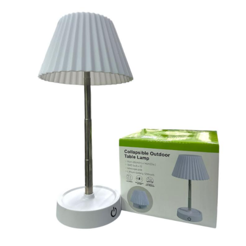 2 Lampade da Tavolo Pieghevole Ricaricabile – Collapsible Outdoor Table Lamp 1200 mAh