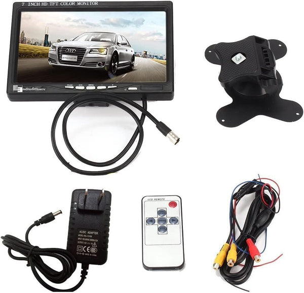 Monitor 7” HD TFT LCD | HDMI – VGA – AV – 12V | Display Multifunzione per Videosorveglianza e Auto