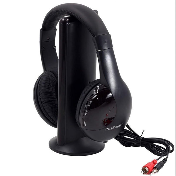 Cuffie Wireless 5 in 1 MH2001 | TV, PC, Radio FM e Chat Audio – Audio Hi-Fi e Comfort Totale