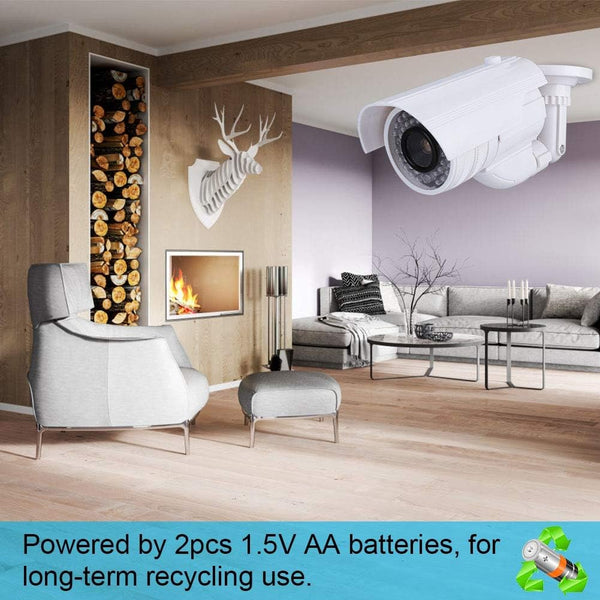 Telecamera Finta LED Dealix | Simulatore di Sicurezza per Interni ed Esterni – Design Realistico con LED Lampeggiante