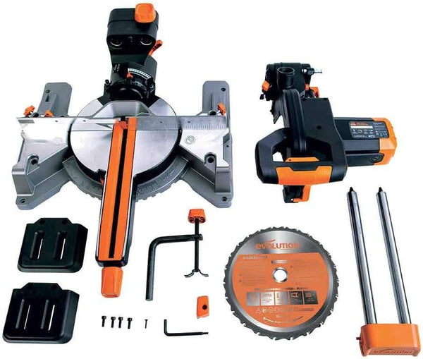 TRONCATRICE HAINA 255MM PROFESSIONALE – SEGA CIRCOLARE DA BANCO PER LEGNO, METALLO E PVC