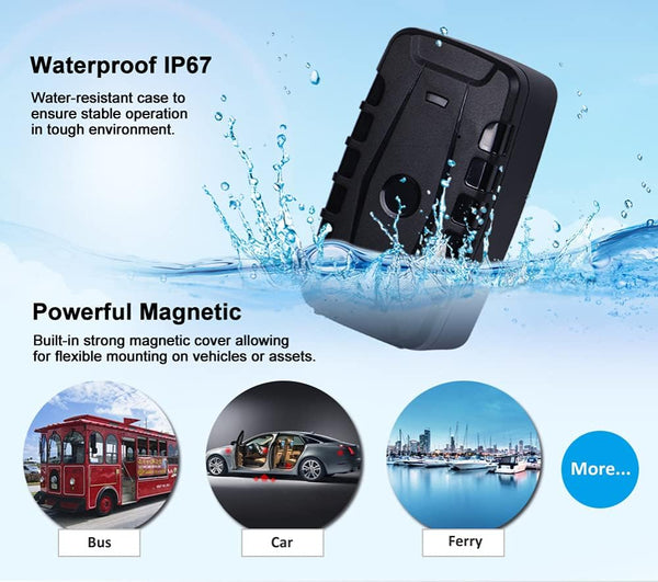 Localizzatore GPS Magnetico Professionale TK918C | Impermeabile IP67, Batteria 20000 mAh, Allarme Movimento