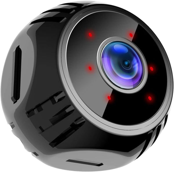 Telecamera WiFi Mini HD 1080P – Microcamera Nascosta con Visione Notturna, Rilevamento Movimento e Connessione App | Sorveglianza Wireless per Casa, Ufficio e Auto
