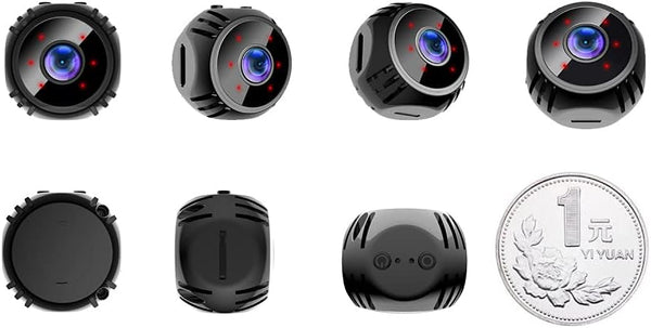 Telecamera WiFi Mini HD 1080P – Microcamera Nascosta con Visione Notturna, Rilevamento Movimento e Connessione App | Sorveglianza Wireless per Casa, Ufficio e Auto