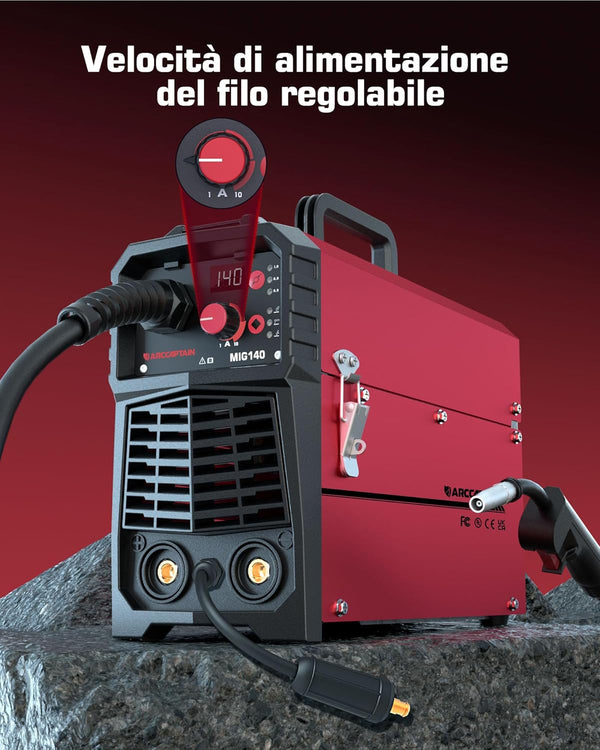 Saldatrice a Filo Continuo 3 in 1 MIG-MMA-TIG 550 | Display Digitale | 550A | Tecnologia IGBT | Professionale Multifunzione