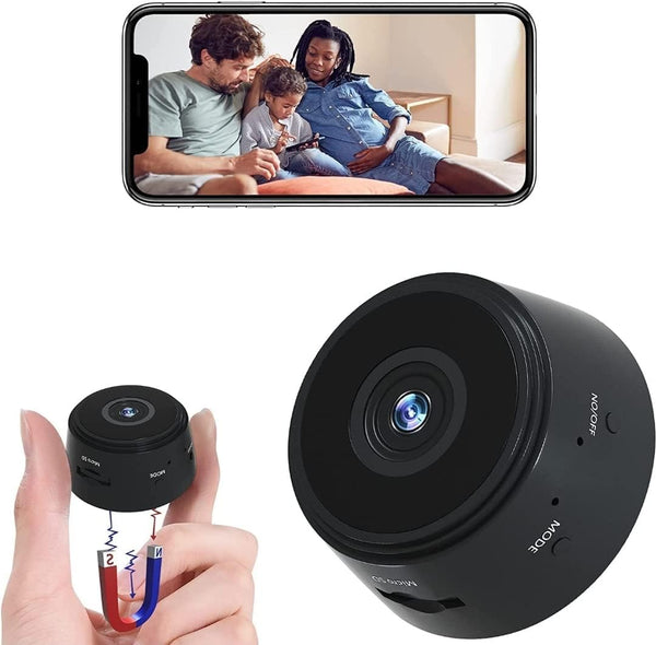 Mini Telecamera WiFi A9 | Microcamera HD con Visione Notturna e Rilevamento del Movimento