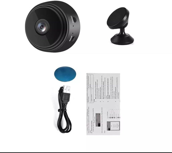Mini Telecamera WiFi A9 | Microcamera HD con Visione Notturna e Rilevamento del Movimento