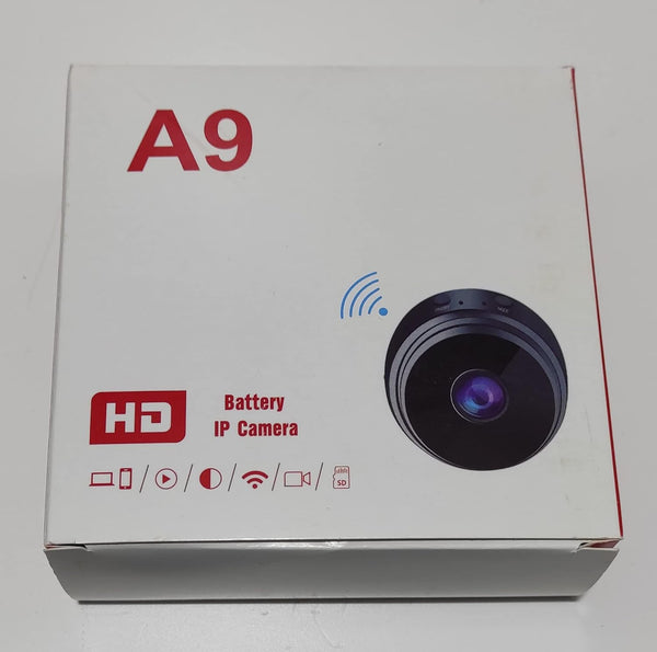 Mini Telecamera WiFi A9 | Microcamera HD con Visione Notturna e Rilevamento del Movimento
