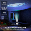 Proiettore Galassia LED 12 Film – Galaxy Projector con 12 Diapositive e Rotazione Silenziosa | Effetto Cielo Stellato Realistico per Camera, Bambini e Relax