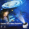 Proiettore Galassia LED 12 Film – Galaxy Projector con 12 Diapositive e Rotazione Silenziosa | Effetto Cielo Stellato Realistico per Camera, Bambini e Relax