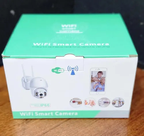 Telecamera WiFi Smart 1080P IP66 | Auto-Tracking, Visione Notturna e Audio Bidirezionale – Controllo da Smartphone