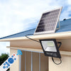 JORTAN Faro Solare 60W | Proiettore LED da Esterno con Pannello Solare e Telecomando
