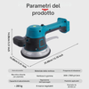 Vibratore per Piastrelle Elettrico 12V Brushless – Livellatrice per Pavimenti e Rivestimenti con Batteria al Litio 5.0Ah | Coppia 30Nm | Ø240mm