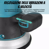 Vibratore per Piastrelle Elettrico 12V Brushless – Livellatrice per Pavimenti e Rivestimenti con Batteria al Litio 5.0Ah | Coppia 30Nm | Ø240mm
