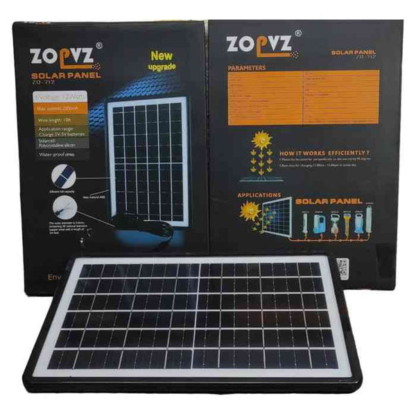 Pannello solare portatile da 8W – ricarica USB per smartphone, luci LED e dispositivi 5V