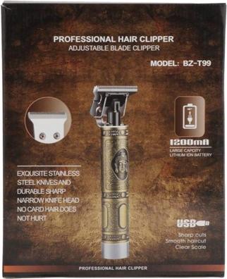 Tagliacapelli Professionale BZ-T99 | Rasoio Elettrico Vintage Ricaricabile in Metallo