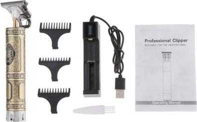 Tagliacapelli Professionale BZ-T99 | Rasoio Elettrico Vintage Ricaricabile in Metallo