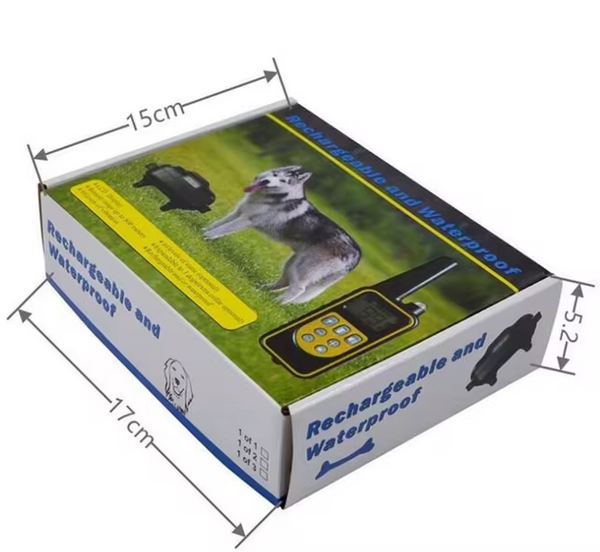Collare Addestramento Cani Impermeabile IP67 | Ricaricabile con Telecomando LCD fino a 800 m | 3 Modalità: Suono, Vibrazione, Luce