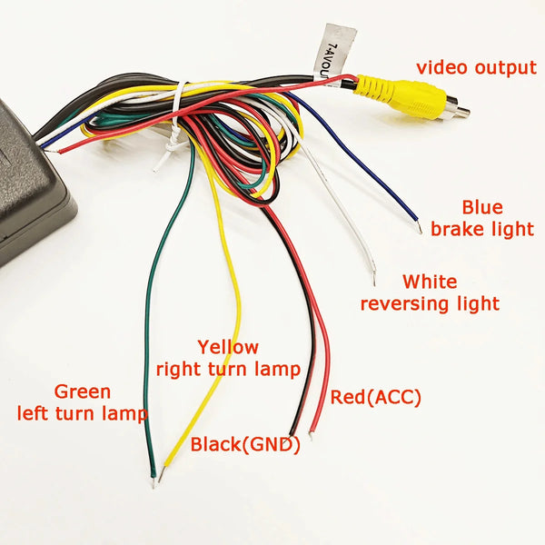 Modulo di Controllo Video Auto 2–4 Telecamere | Sistema di Commutazione Automatica per Retromarcia, Segnalatori e Vista Frontale