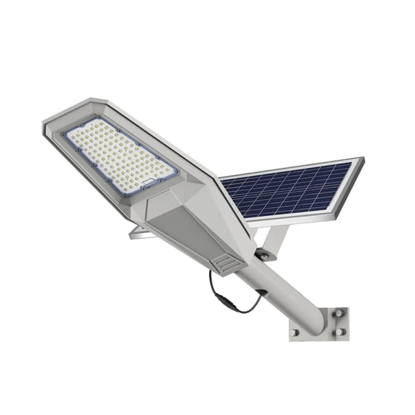 Lampione Stradale Solare Professionale JORTAN – 400 W / 1200 W | IP67 | Sensore Crepuscolare e Pannello Solare Integrato