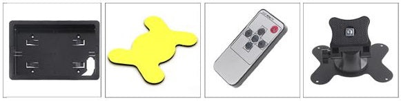 Monitor TFT LED 10.1” HD | Con Telecomando e Doppio Ingresso Video RCA