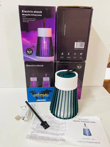 Lampada Antizanzare Elettrica Ricaricabile | Electric Shock Mosquito Killer Lamp | USB & Luce UV