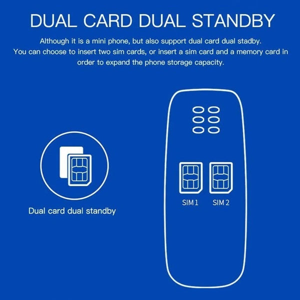 Mini Cellulare L8STAR BM10 | Dual SIM, Bluetooth, GSM Quad-Band – Ultra Compatto