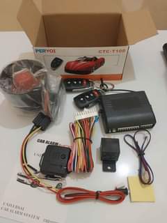 Antifurto Auto Universale CTC-T100 | Sistema di Allarme con Sirena, Telecomandi e Blocco Motore