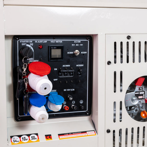 Gruppo Elettrogeno Generatore di corrente Diesel 5500W - 220V / 380V