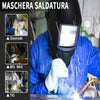 Casco per saldatore professionista 16 livelli UV, oscuramento variabile Din 9/13