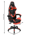 Sedia Gaming Ergonomica Reclinabile con Poggiapiedi —  Ecopelle Premium | Portata 125kg