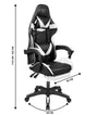 Sedia Gaming Ergonomica Reclinabile con Poggiapiedi —  Ecopelle Premium | Portata 125kg