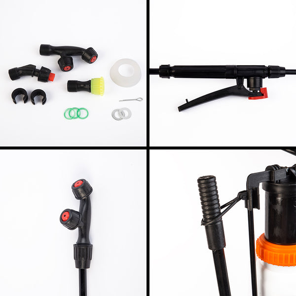 Pompa a spalla manuale nebulizzatore 16 lt per disinfestazione irrorazione