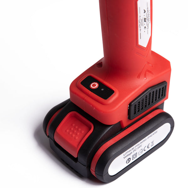 Forbici potatura elettriche 2 batterie caricatore valigetta e accessori