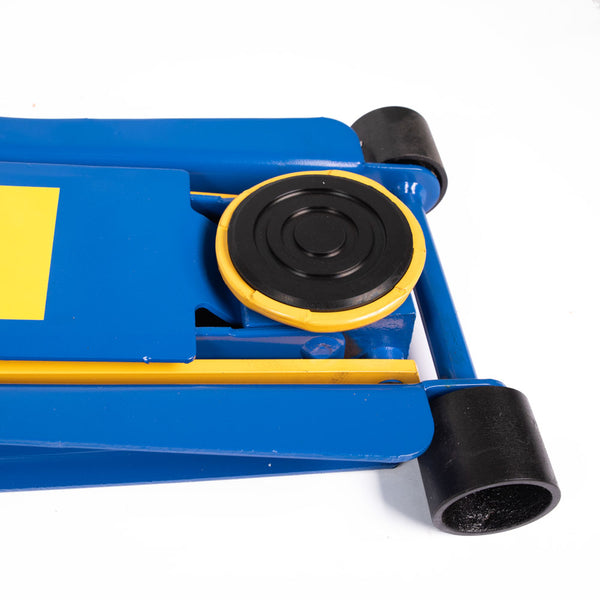 Cric Sollevatore idraulico professionale 4t ruote bidirezionali a cuscinetto