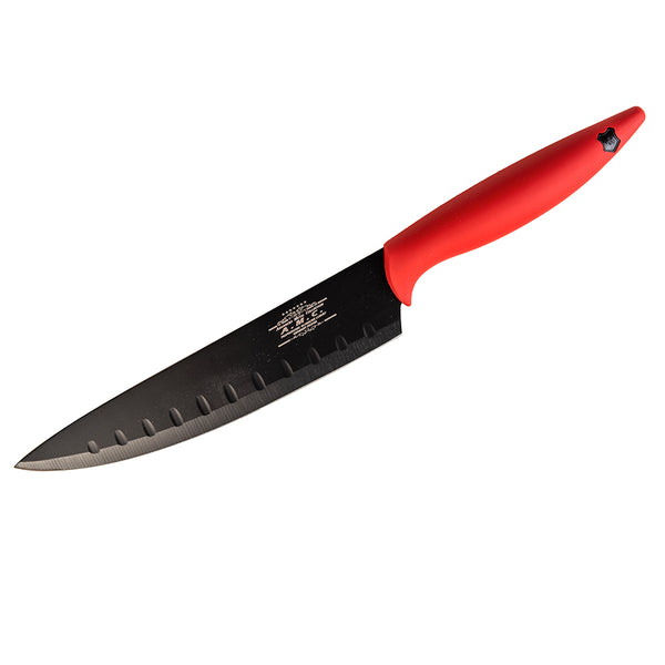 Set di coltelli piu' pelapatate nero e rosso 6 pezzi di alta qualita'