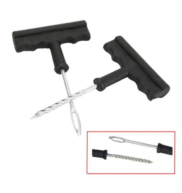 Kit Riparazione Pneumatici Auto 26pcs Kit Emergenza per Ripara Gomme Auto e Moto