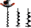 Trivella a Scoppio STAGLUCK 52cc – Motore 2 Tempi Potente | Set 3 Punte 100/150/200 mm | Trapano per Terreno Professionale | Scavatore di Buche per Pali e Piante