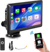 Monitor Smart Auto myAI 7” Portable CarPlayer | Wireless Apple CarPlay & Android Auto | Bluetooth, GPS, Touchscreen
