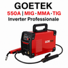Saldatrice a Filo Continuo 3 in 1 MIG-MMA-TIG 550 | Display Digitale | 550A | Tecnologia IGBT | Professionale Multifunzione